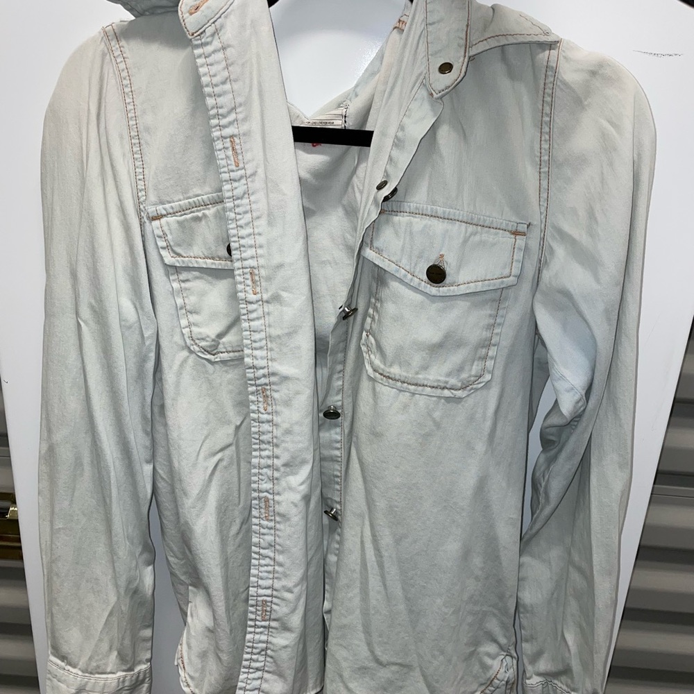 Button up oversized shirt